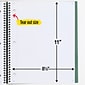 Mead Five Star 1-Subject Subject Notebook, 8.5" x 11", College Ruled, 100 Pages, Each (06322)