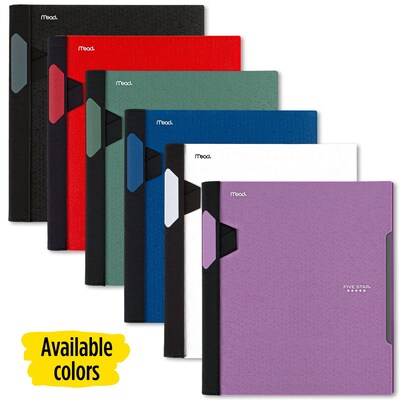 Five Star Advance 5-Subject Subject Notebooks, 8.5" x 11", College Ruled, 200 Sheets, Each (06326)