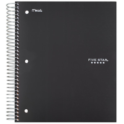 NOTEBOOK, SPIRAL FIVE STAR