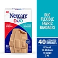 Nexcare™ DUO Bandages, Assorted, 40/Pack (DSA-40)