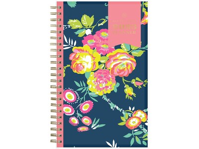 2023 Blue Sky Day Designer Peyton Navy 5.88 x 8.13 Weekly & Monthly Planner, Multicolor (103620-23