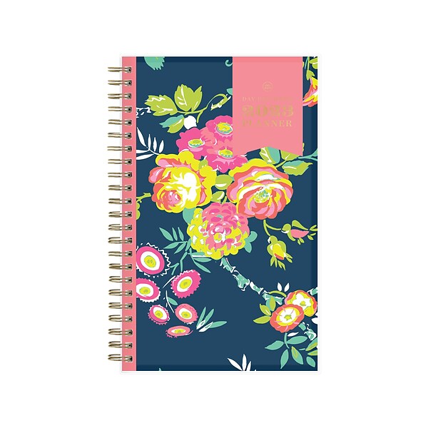 2023 Blue Sky Day Designer Peyton Navy 5.88 x 8.13 Weekly & Monthly Planner, Multicolor (103620-23)