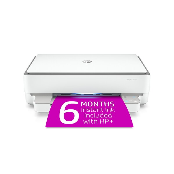 HP ENVY 6055e Wireless Color All-in-One Printer Includes 6 months of FREE Ink with HP+ (223N1A)