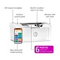 HP LaserJet M110we Wireless Black & White Printer with HP+ and bonus 6 months Instant Ink (7MD66E)