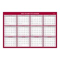 2023 Blue Sky 48 x 32 Yearly Dry-Erase Wall Calendar, Reversible, Classic Red (100034-23)