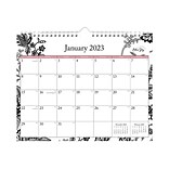 2023 Blue Sky Analeis 8.75 x 11 Monthly Wall Calendar, White/Black (100028-23)