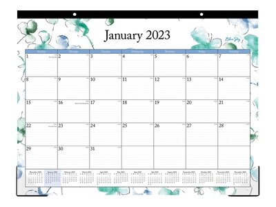 2023 Blue Sky Lindley 17" x 22" Desk Pad Calendar (100018-23) | Quill.com