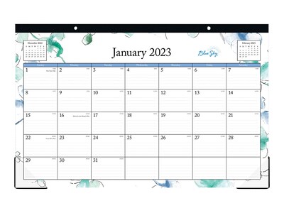 2023 Blue Sky Lindley 17 x 11 Desk Pad Calendar (100024-23)