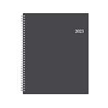 2023 Blue Sky Passages 8.5 x 11.14 Weekly & Monthly Appointment Book, Charcoal Gray (100009-23)