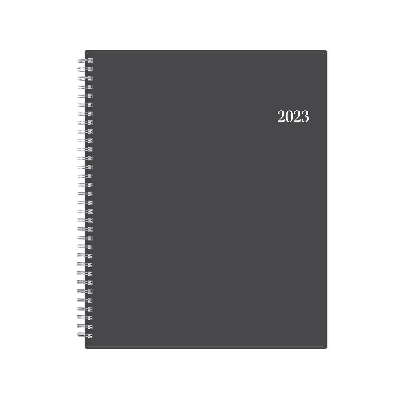2023 Blue Sky Passages 8.5 x 11.14 Weekly & Monthly Appointment Book, Charcoal Gray (100009-23)