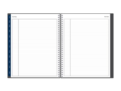 2023 Blue Sky Passages 8.5" x 11.14" Weekly & Monthly Appointment Book, Charcoal Gray (100009-23)