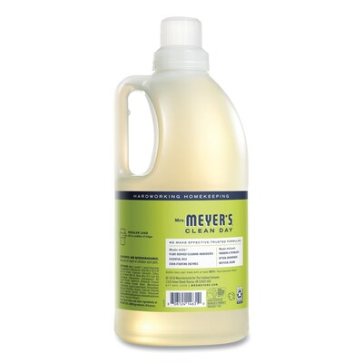 Mrs. Meyer's Liquid Laundry Detergent, Lemon Verbena Scent, 64 oz Bottle