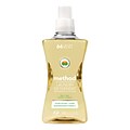 Method 4X Concentrated Laundry Detergent, Free and Clear, 53.5 oz Bottle, 4/Carton