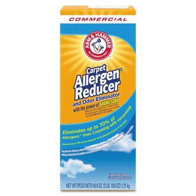 Arm & Hammer Carpet Allergen Reducer and Odor Eliminator, 42.6 oz., 9/Carton (CDC3320084113CT)