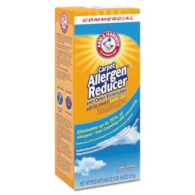 Arm & Hammer Carpet Allergen Reducer and Odor Eliminator, 42.6 oz., 9/Carton (CDC3320084113CT)