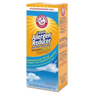 Arm & Hammer Carpet Allergen Reducer and Odor Eliminator, 42.6 oz., 9/Carton (CDC3320084113CT)