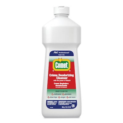 Comet Creme Deodorizing Cleanser, 32 oz Bottle, 10/Carton