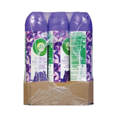 Air Wick Aerosol Air Freshener, Lavender and Chamomile, 8 oz Aerosol Spray, 12/Carton (6233805762CT)