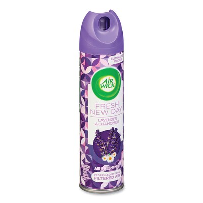 Air Wick Aerosol Air Freshener, Lavender and Chamomile, 8 oz Aerosol Spray, 12/Carton (6233805762CT)