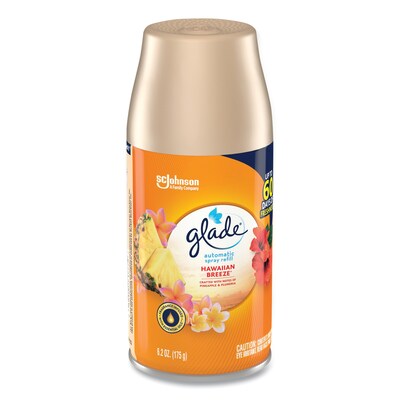 Glade Automatic Air Freshener, Hawaiian Breeze, 6.2 oz, 6/Carton
