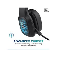 Delton 20X Professional Noise Canceling Bluetooth On Ear Computer Headset with Microphone and USB Do