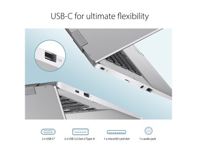Asus Chromebook CX1 14", Intel Celeron, 4GB Memory, 64GB eMMC, Chrome OS (CX1400CNA-DS44)