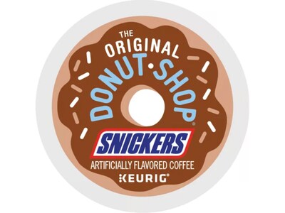 The Original Donut Shop Snickers Coffee Keurig® K-Cup® Pods, Light Roast, 24/Box (5000367239)