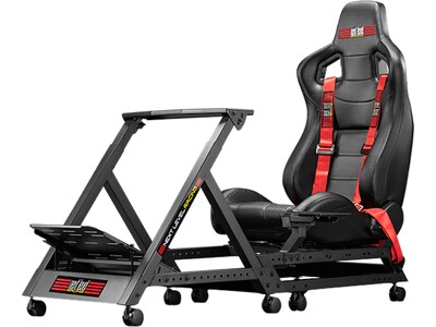 Next Level Racing GTtrack NLR-S009 Racing Simulator Cockpit, Black