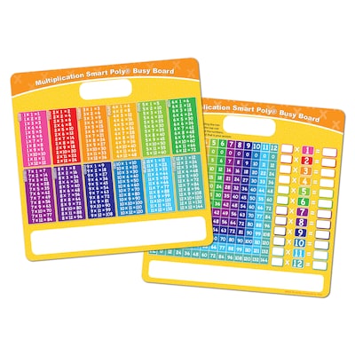 Ashley Productions Smart Poly Dry Erase Multiplication Activity Busy Board w/ Dry Erase Marker (ASH9