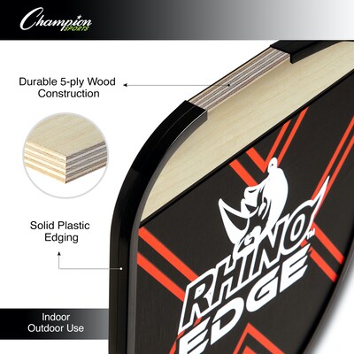 Champion Sports Rhino Pickleball Edge 2 Player Set (CHSEDGESET100)