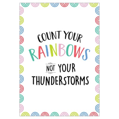 Creative Teaching Press® Rainbow Doodles Inspire U, 13-3/8 x 19 Count Your Rainbows… Poster (CTP10