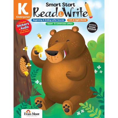 Evan-Moor Educational Publishers Smart Start: Read & Write, Grade K Workbook (EMC2428)