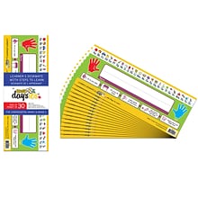 Easy Daysies® Learners DeskMate with Steps to Learn Deskplate, 11 x 4.5, 30 Per Pack (ESD221)