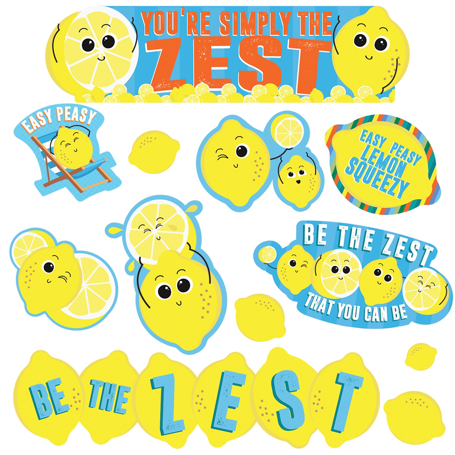Eureka Always Try Your Zest Encouraging Phrases Mini Bulletin Board Set (EU-847784)