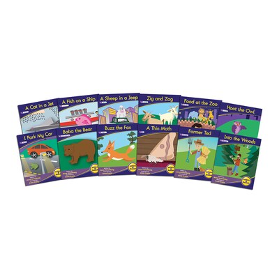 Junior Learning® Letters & Sounds, Phase 3, Set 1, Fiction Boxed Set, Paperback 12-per Set  (JRL382)