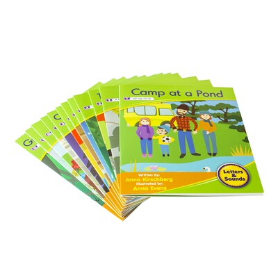 Junior Learning® Letters & Sounds, Phase 4, Set 1, Fiction Boxed Set, Paperback 12-per Set  (JRL383)