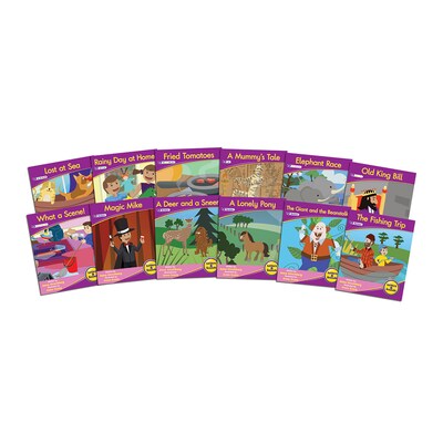 Junior Learning® Letters & Sounds, Phase 5, Set 1, Fiction Boxed Set, Paperback 12-per Set  (JRL384)