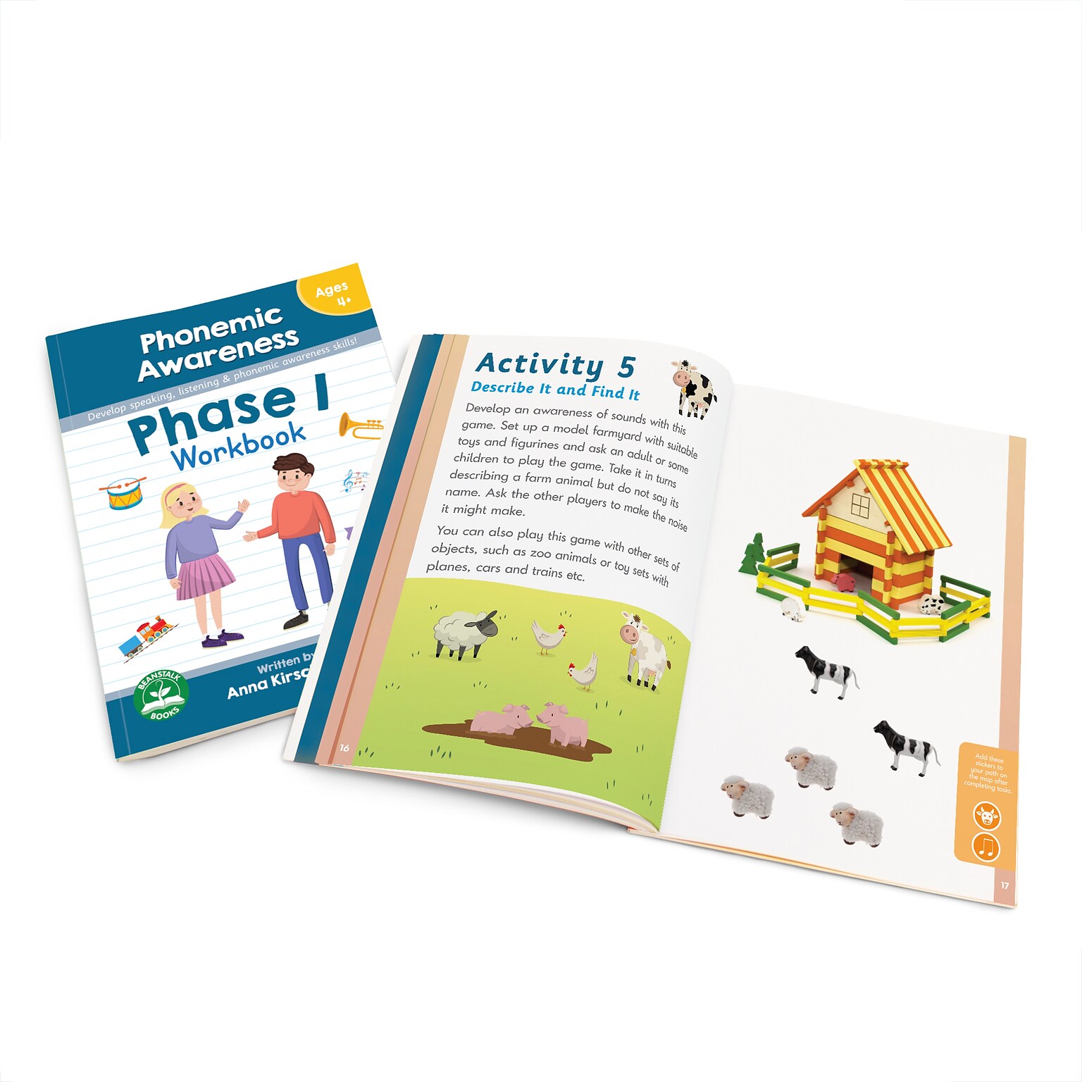 Junior Learning® Phonemic Awareness, Phase 1  Workbook (JRLBB118)