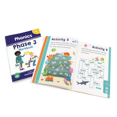 Junior Learning® Phonics, Phase 3 Workbook (JRLBB120)