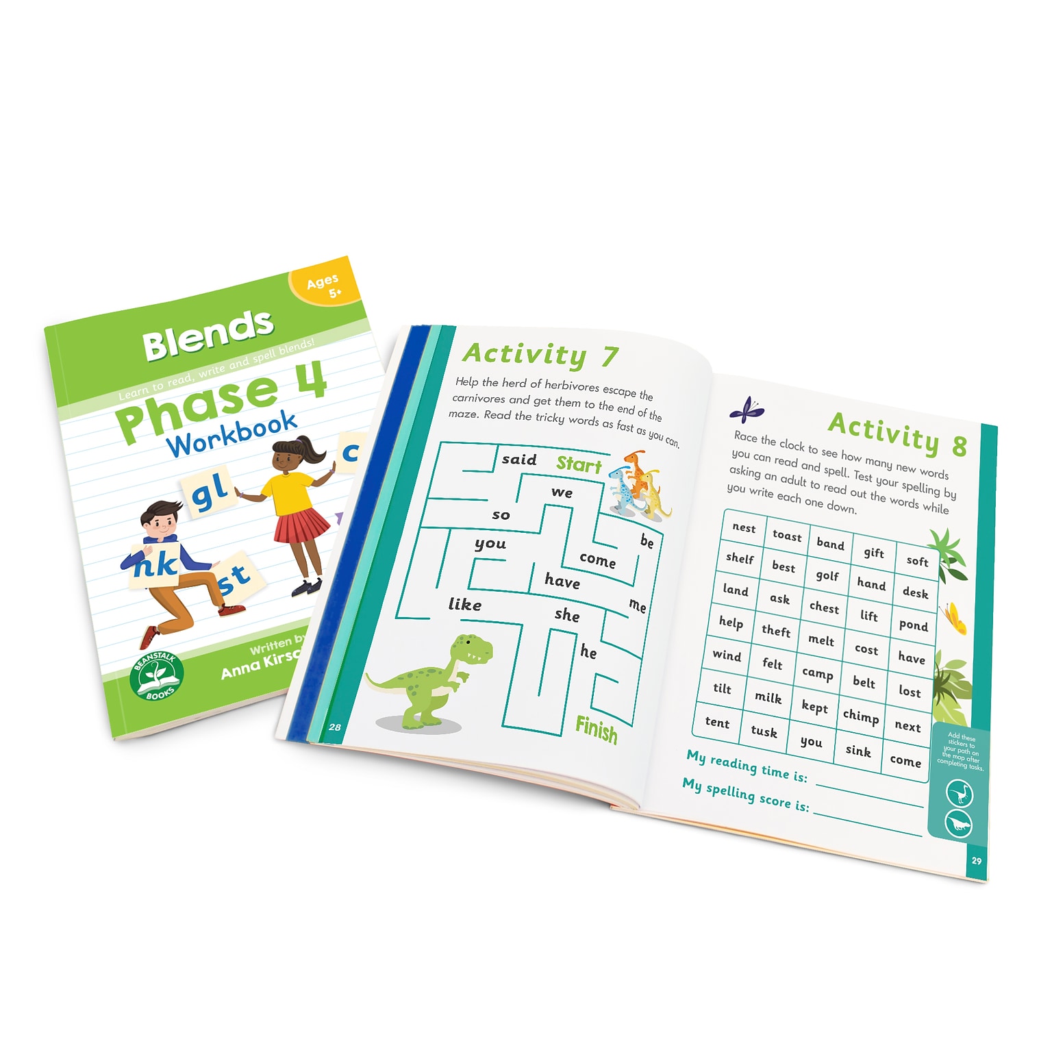 Junior Learning® Blends, Phase 4 Workbook (JRLBB121)