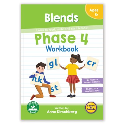Junior Learning® Blends, Phase 4 Workbook (JRLBB121)