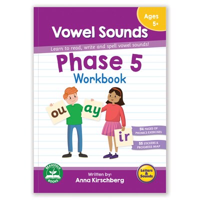 Junior Learning Vowel Sounds, Phase 5 Workbook (JRLBB122)