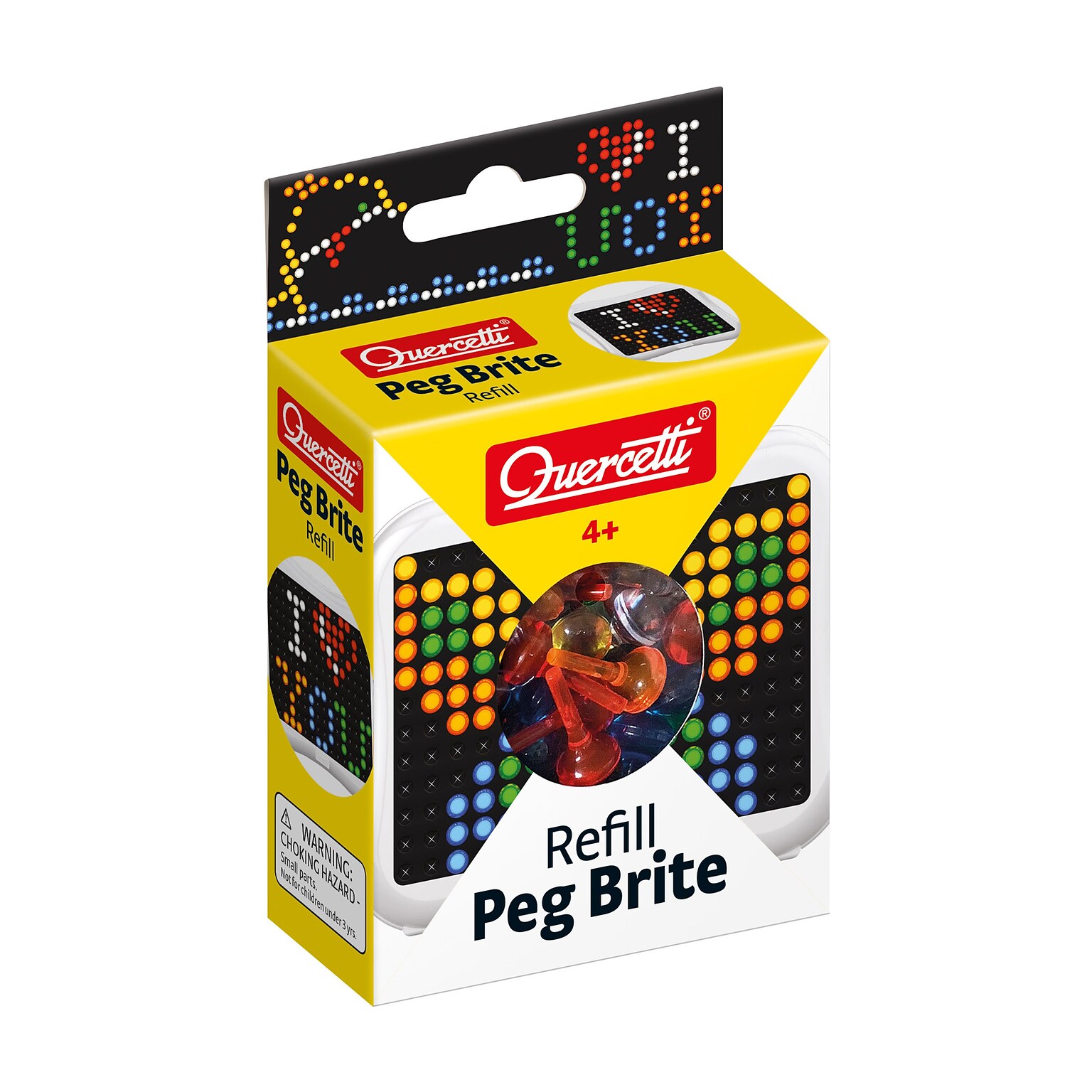 Quercetti Peg Brite Refill, Pack of 180 (QRC2516)