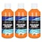 Sargent Art  Acrylic Pouring Paint, Orange, 8 oz., Pack of 3 (SAR268414-3)