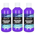 Sargent Art  Acrylic Pouring Paint, Violet, 8 oz., Pack of 3 (SAR268442-3)