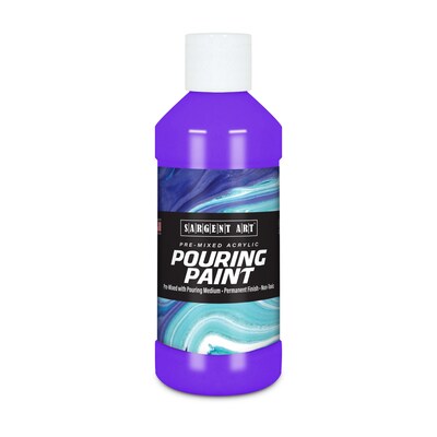 Sargent Art  Acrylic Pouring Paint, Violet, 8 oz., Pack of 3 (SAR268442-3)