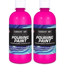 Sargent Art  Acrylic Pouring Paint, Magenta, 16 oz., Pack of 2 (SAR268538-2)