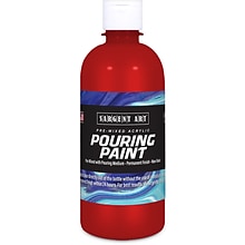 Sargent Art  Acrylic Pouring Paint, Rubine Red, 16 oz., Pack of 2 (SAR268549-2)