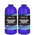 Sargent Art  Acrylic Pouring Paint, Ultramarine Blue, 16 oz., Pack of 2 (SAR268550-2)