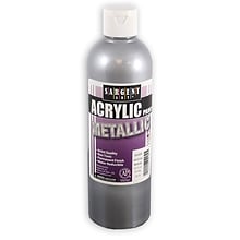 Sargent Art  Metallic Acrylic Paint, Sliver, 16 oz. (SAR294182)